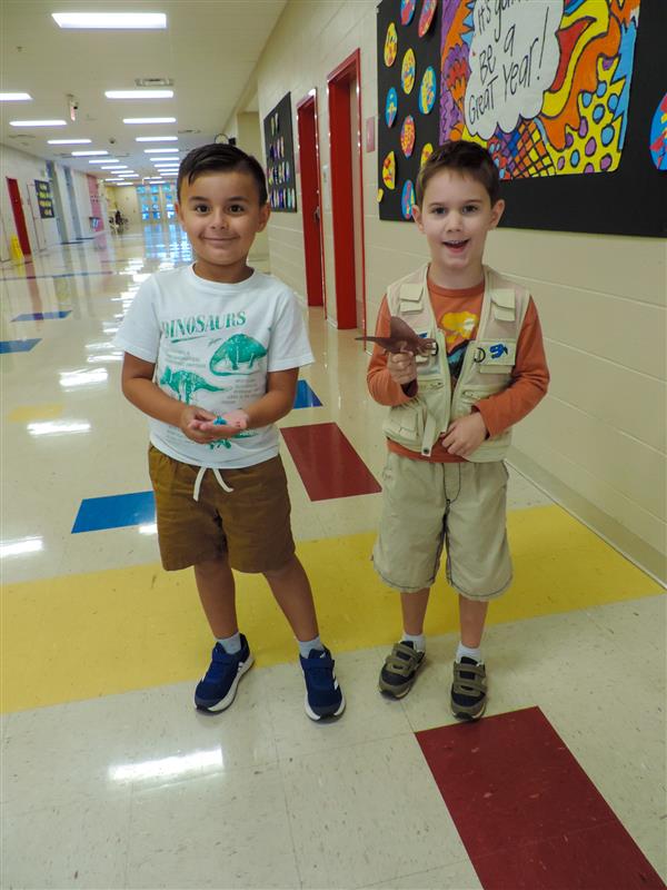 two students smiling